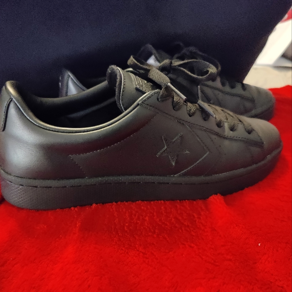 Converse Pro Leather 76 Ox Mono Black US Mens 9. 5